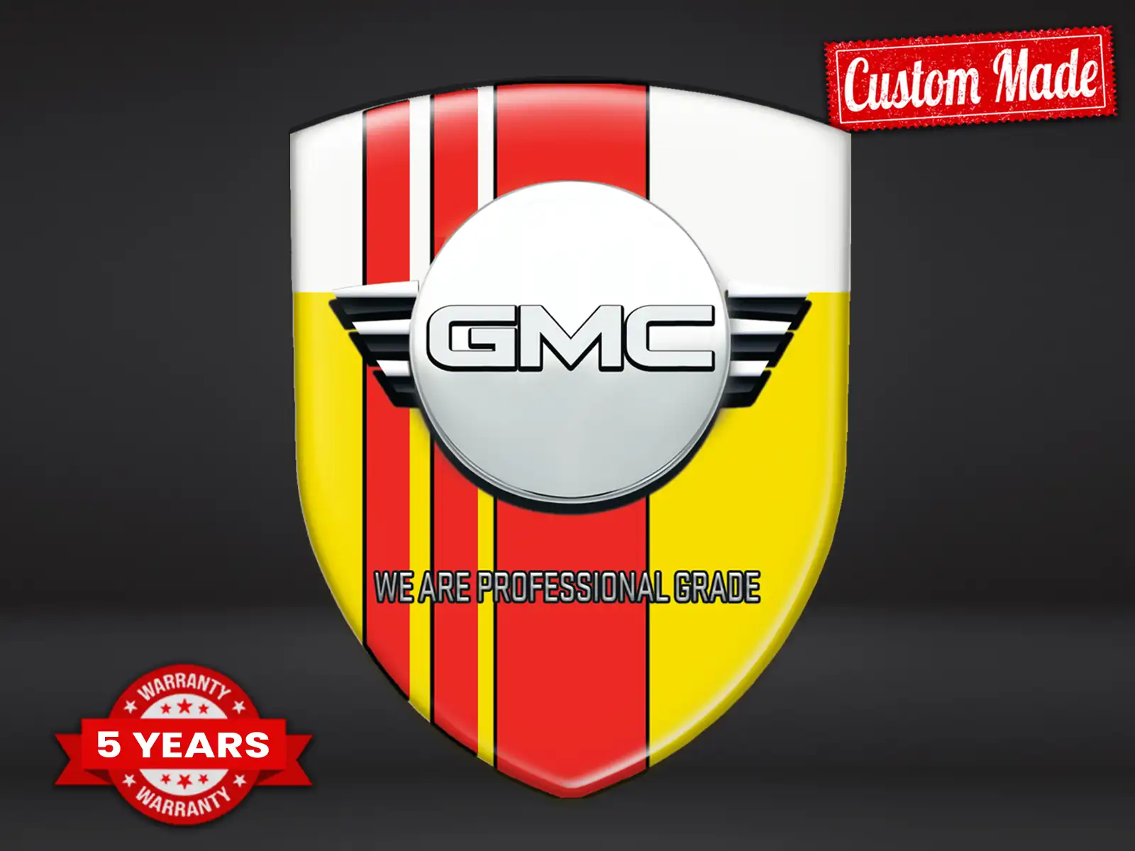 GMC Windschutzsticker Limitiert Anpassbar Modern